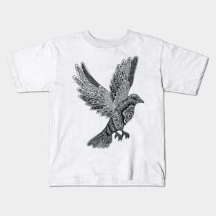 Dove (Design on Front) Kids T-Shirt